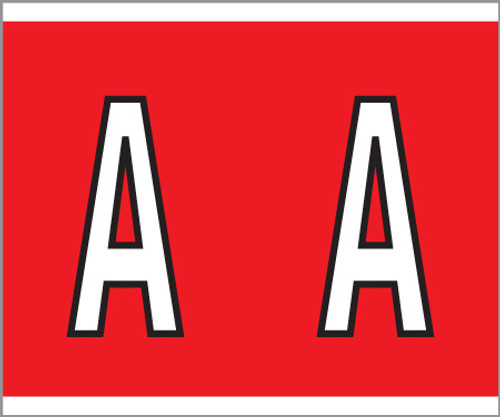 A-Z Labels Kardex PSF 139 Compatible 1-1/4"'A' RED - 210/Pkg A-Z Labels Kardex PSF 139 Compatible 1-1/4"'A' RED - 210/Pkg