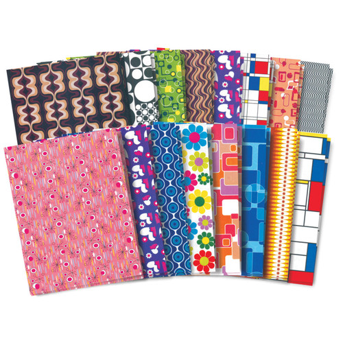 Retro Pop-Paper, 8-1/2'' x 11'', 32 Sheets
