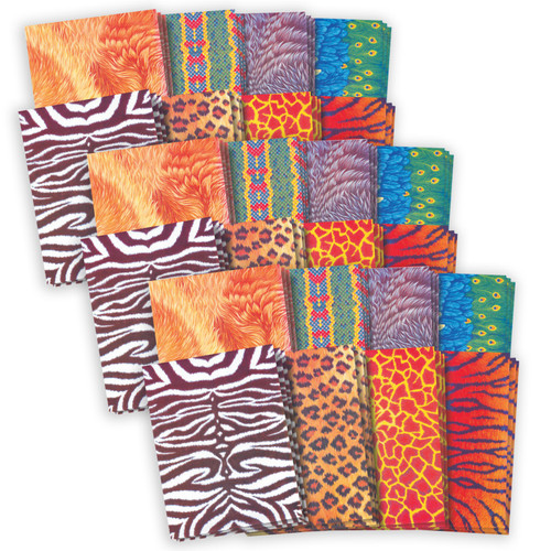 Amazing Animal Paper, 8. 5'' x 11'', 40 Sheets Per Pack, 3 Packs
