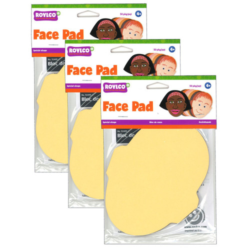 Face Pad, 50 Sheets Per Pack, 3 Packs Face Pad, 50 Sheets Per Pack, 3 Packs
