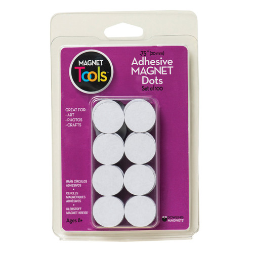 Magnet Dots, 3/4'' Diameter, Pack of 100