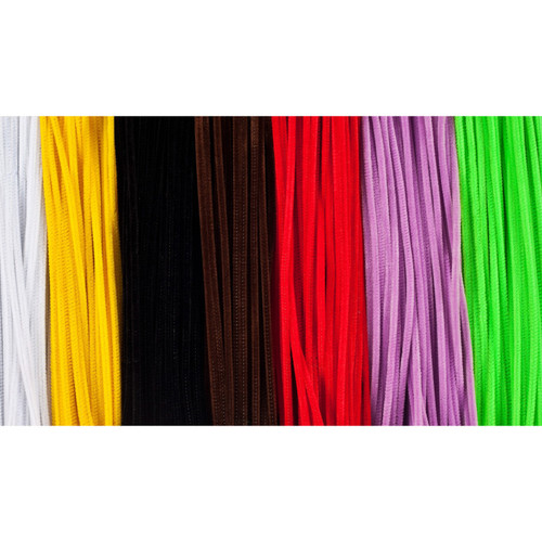 Chenille Stem Class Pack, 4 mm x 6 Inch, Assorted Colors, 1000 Per Classpack, 3 Packs Chenille Stem Class Pack, 4 mm x 6 Inch, Assorted Colors, 1000 Per Classpack, 3 Packs