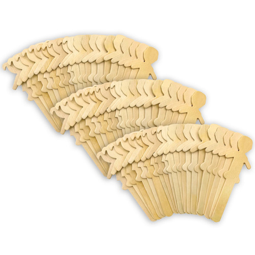 STEM Basics: People-Shaped Craft Sticks - 50 Per Pack, 3 Packs STEM Basics: People-Shaped Craft Sticks - 50 Per Pack, 3 Packs