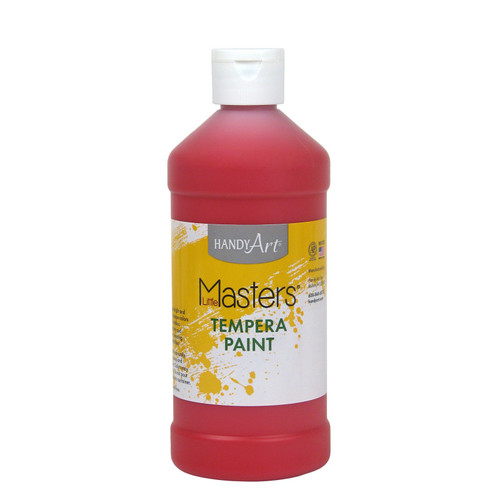 Little Masters Tempera Paint, Red, 16 oz Little Masters Tempera Paint, Red, 16 oz