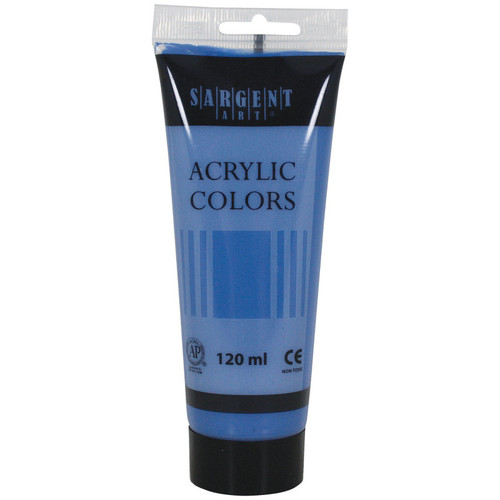 Acrylic Paint Tube, 120 ml, Primary Cyan Acrylic Paint Tube, 120 ml, Primary Cyan
