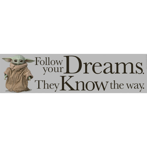 Star Wars The Mandalorian Horizontal Banner, 45'' x 12'' Star Wars The Mandalorian Horizontal Banner, 45'' x 12''