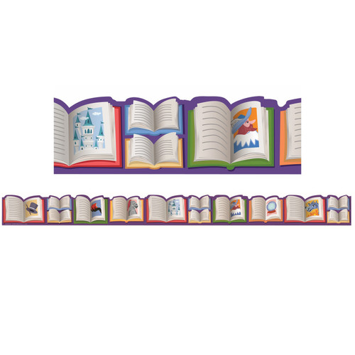 Once Upon A Dream Story Book Extra Wide Die-Cut Deco Trim, 37 Feet