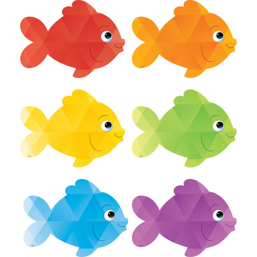 Colorful Fish Accents, Pack of 30 Colorful Fish Accents, Pack of 30