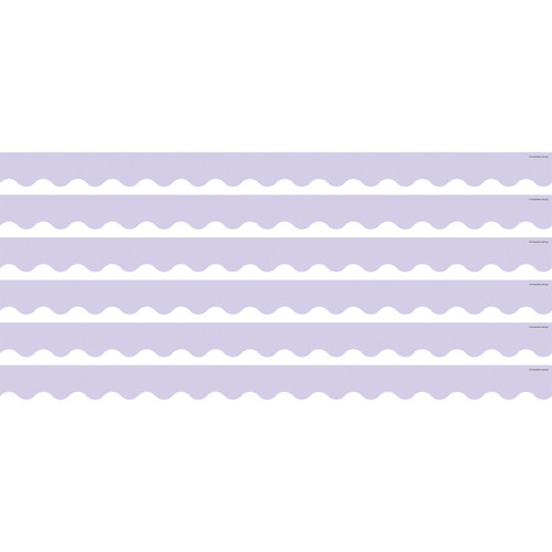 Lavender Scalloped Border Trim, 35 Feet Per Pack, 6 Packs Lavender Scalloped Border Trim, 35 Feet Per Pack, 6 Packs