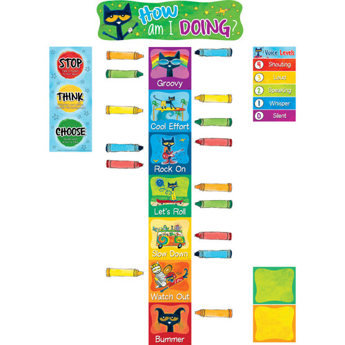 Pete the Cat How Am I Doing? Mini Bulletin Board Set
