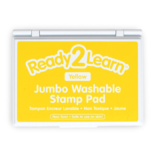 Jumbo Washable Stamp Pad - Yellow - .2''L x .1''W