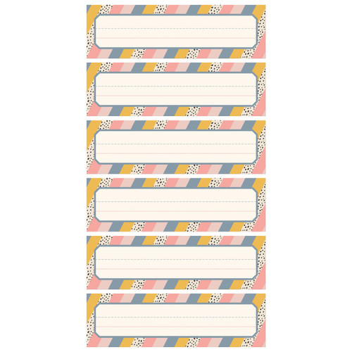 We Belong Nameplates, 36 Per Pack, 6 Packs