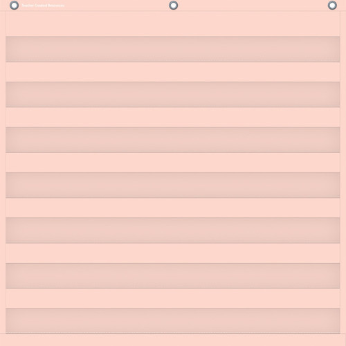 Blush 7 Pocket Chart, 28'' x 28'' Blush 7 Pocket Chart, 28'' x 28''