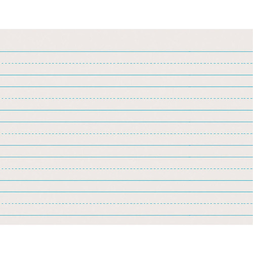 Newsprint Handwriting Paper, Skip-A-Line, Grade 1, 1'' x 1/2'' x 1/2'' Ruled Long, 11'' x 8-1/2'', 500 Sheets
