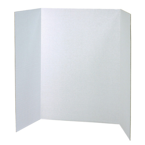 Presentation Board, White, Single Wall, 48'' x 36'', 1 Board