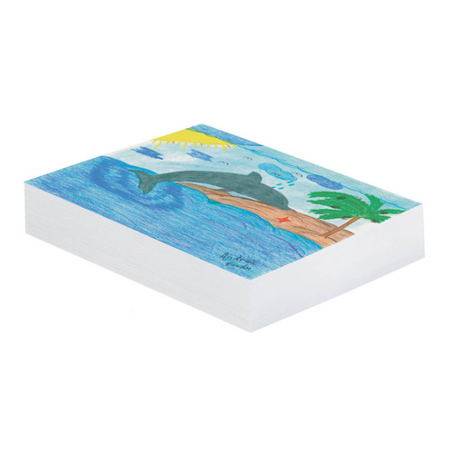 Newsprint Paper, White, 12'' x 18'', 500 Sheets Newsprint Paper, White, 12'' x 18'', 500 Sheets