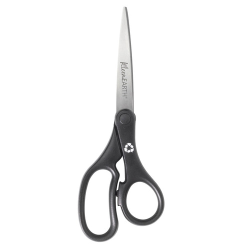 KleenEarth Basic 8'' Scissors, Straight, Black