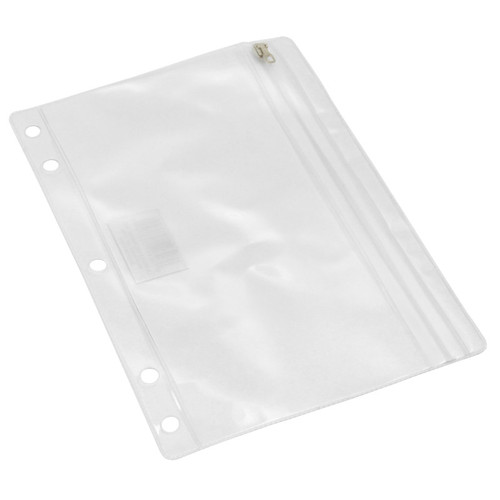 2-Pocket Pencil Pouch, Clear 2-Pocket Pencil Pouch, Clear