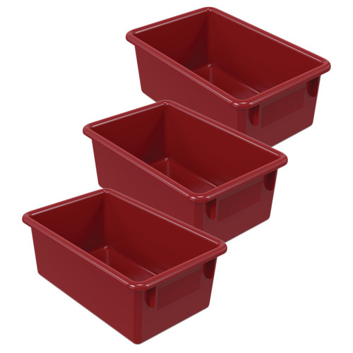 Cubbie Tray, Red, Pack of 3 Cubbie Tray, Red, Pack of 3