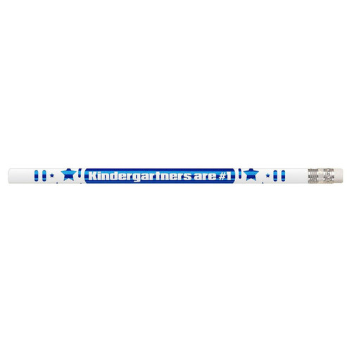 Kindergartners Are #1 Motivational Pencils, 12 Per Pack, 12 Packs Kindergartners Are #1 Motivational Pencils, 12 Per Pack, 12 Packs