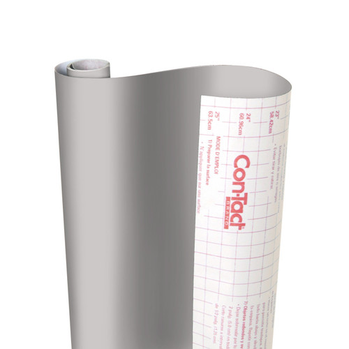 Creative Covering Adhesive Covering, Slate Gray, 18'' x 50 ft