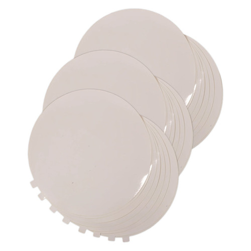 Round Adhesive Blank Replacement Sheets, 8 Per Pack, 3 Packs Round Adhesive Blank Replacement Sheets, 8 Per Pack, 3 Packs