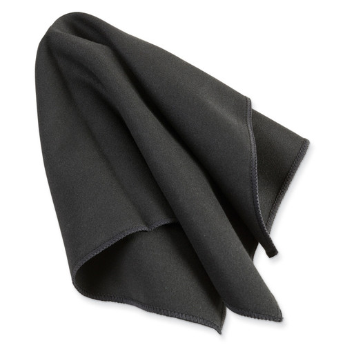 Whiteboard Erasers, Microfiber Dry Erase Cloth, Black, 12'' x 14'', 1 Piece