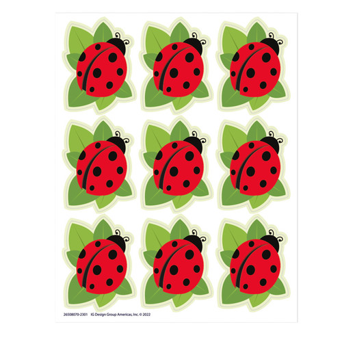 Ladybugs Giant Stickers, 36 Per Pack, 12 Packs Ladybugs Giant Stickers, 36 Per Pack, 12 Packs