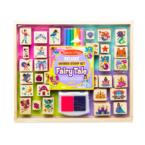 Deluxe Wooden Stamp Set - Fairy Tale Deluxe Wooden Stamp Set - Fairy Tale