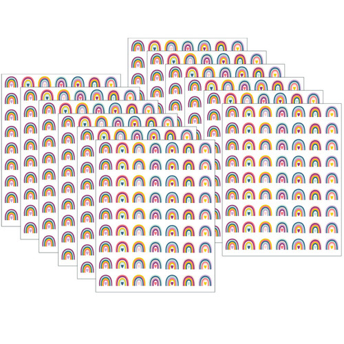 Oh Happy Day Rainbows Mini Stickers, 378 Per Pack, 12 Packs Oh Happy Day Rainbows Mini Stickers, 378 Per Pack, 12 Packs