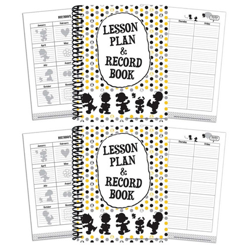 Peanuts Touch of Class Lesson Plan & Record Book, Pack of 2