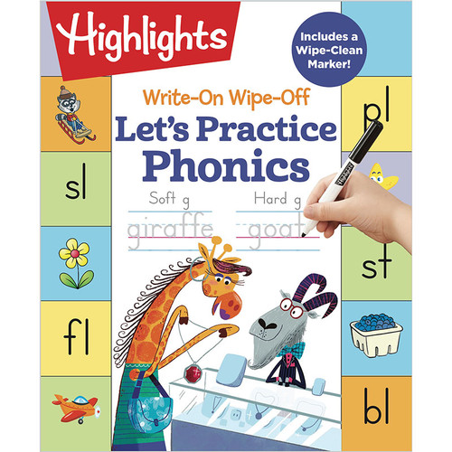 Let's Practice Phonics Write-On Wipe-Off Fun to Learn Activity Book Let's Practice Phonics Write-On Wipe-Off Fun to Learn Activity Book