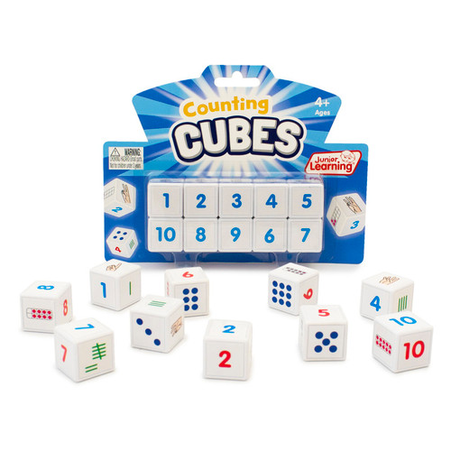 Counting Cubes, Set of 10 Counting Cubes, Set of 10