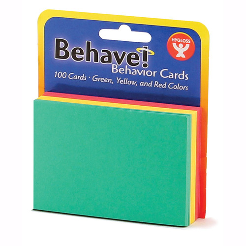 Behavior Cards, 3'' x 5'', Assorted, Pack of 100