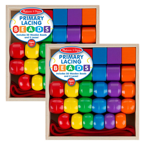 Primary Lacing Beads, 2 Sets Primary Lacing Beads, 2 Sets