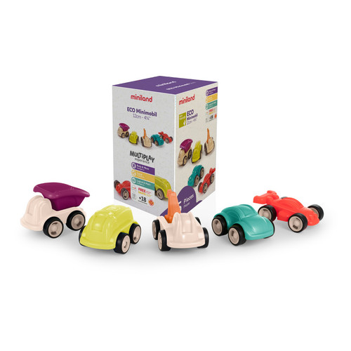Eco Minimobil 4-1/4'', Set of 5