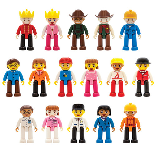 Character Figures, 16-Piece Set Character Figures, 16-Piece Set