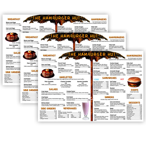 Menu Math: The Hamburger Hut Book, 6 Extra Menus Per Pack, 3 Packs Menu Math: The Hamburger Hut Book, 6 Extra Menus Per Pack, 3 Packs