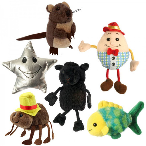 Finger Puppets: Nursery Rhymes, Set of 6 Finger Puppets: Nursery Rhymes, Set of 6