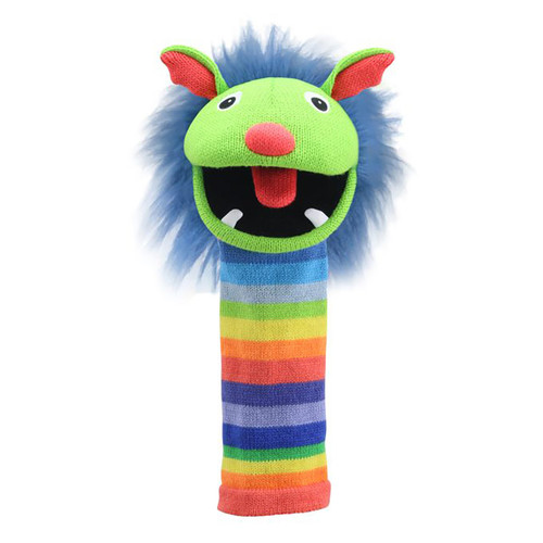 Eco Knitted Puppet: Rainbow