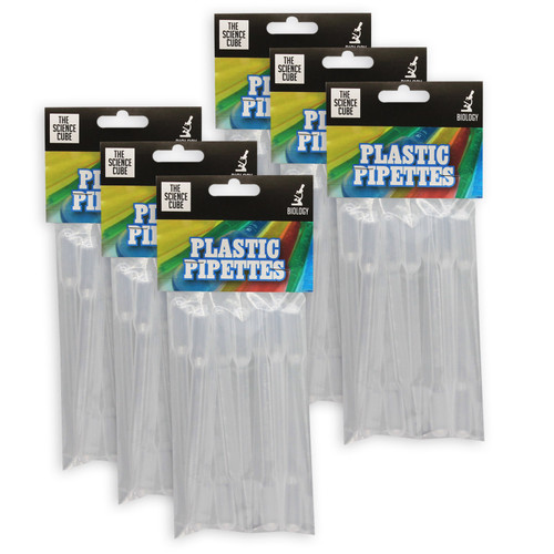 Plastic Pipettes, 12 Per Pack, 6 Packs Plastic Pipettes, 12 Per Pack, 6 Packs