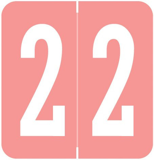 VRE/GBS Numeric Label - 8860 Series (Rolls) - 2 - Pink VRE/GBS Numeric Label - 8860 Series (Rolls) - 2 - Pink