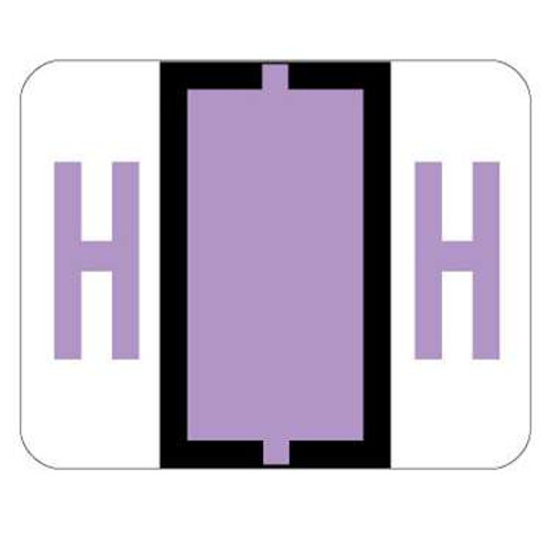 TAB Alphabetic Labels - TPAV Series (Rolls) H- Lilac