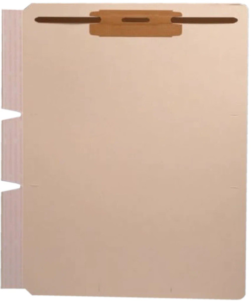 Self Adhesive Divider - Standard Side Flap - 2" Fasteners on Top of Both Sides - 100/Box