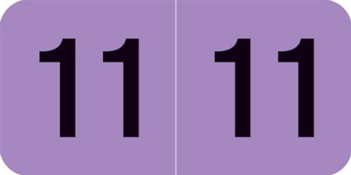 Reynolds and Reynolds Yearband Label (Rolls) - 2011 - Purple