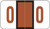 POS Numeric Label - 3500 Series (Rolls) - 0 - Brown
