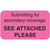 "Submitting For Secondary Coverage" Label - Fl. Pink - 1 1/2" x 7/8" - Box of 250