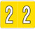 Kardex Numeric Label - PSF-138 Series (Rolls) - 2 - Yellow