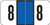 JETER Numeric Label - 3000 Series (Rolls) - 8 - Dk. Blue