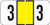 JETER Numeric Label - 3000 Series (Rolls) - 3 - Yellow